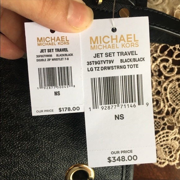 Micheal Kors Jet Set Travel Bag 2pc - Picture 3 of 3